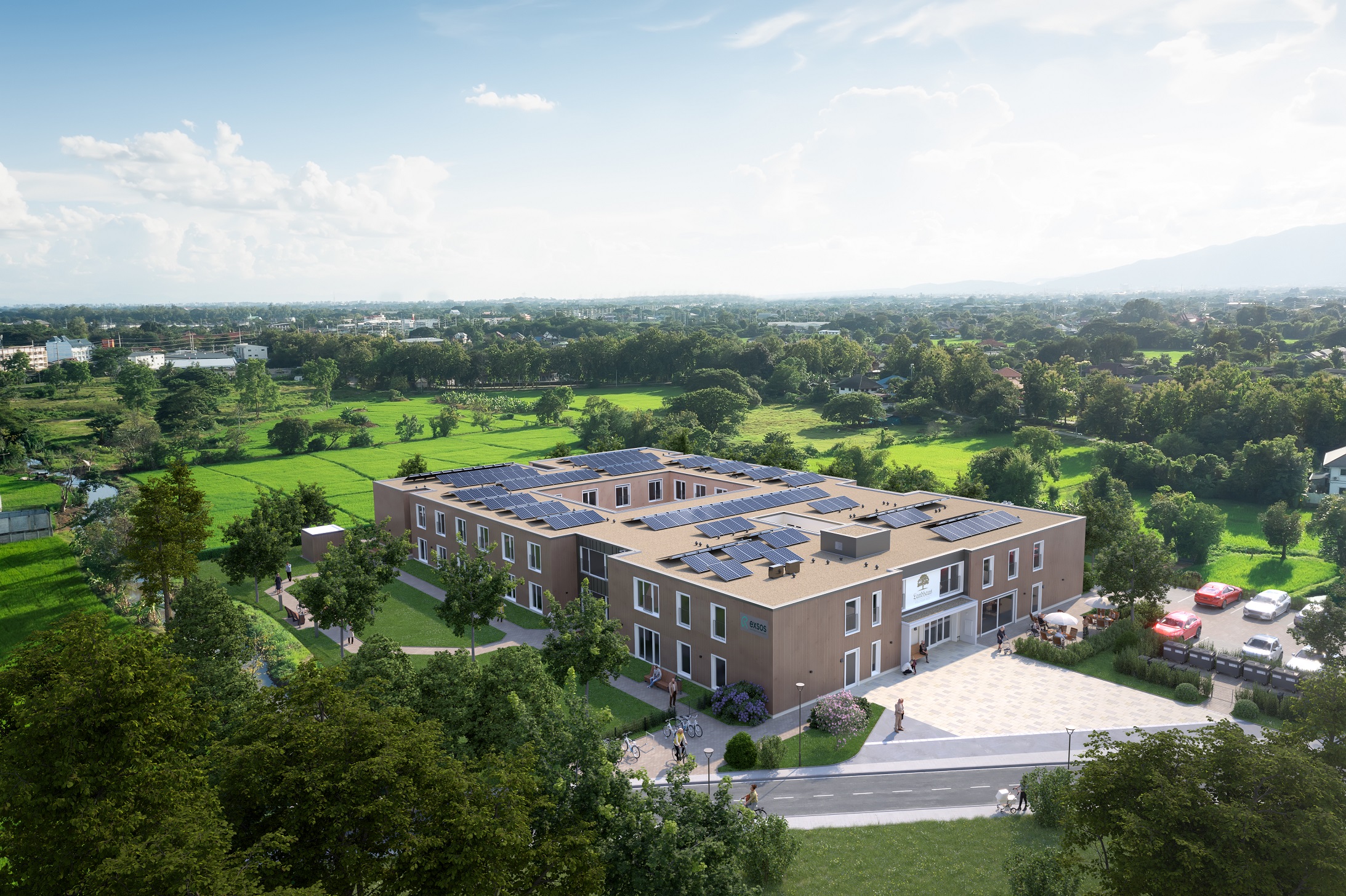 Landhaus Quartier Schaumberg – Luftaufnahme