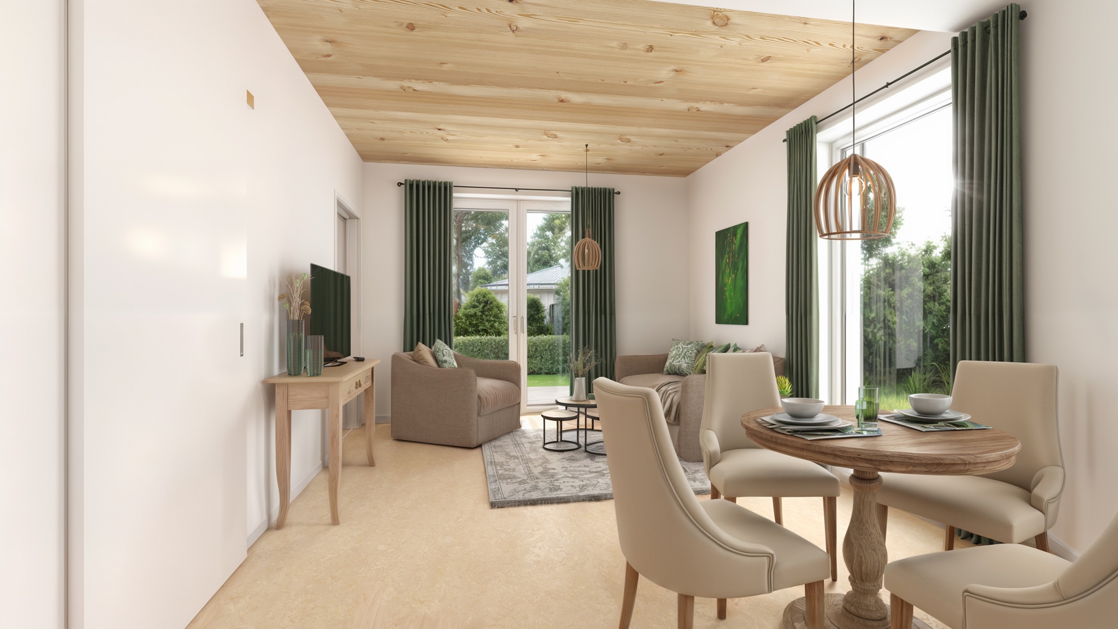 Helles Zimmer im Landhaus